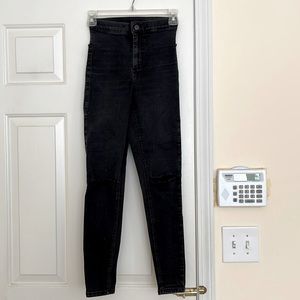 Topshop Joni jeans with knee slits